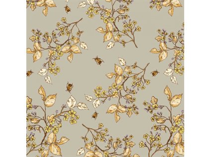 Stof 999-295 Tell the Bees vícebarevná bavlněná látka patchwork