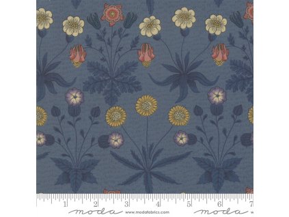 William Morris Best 33493-21 Indigo vícebarevná bavlněná látka patchwork