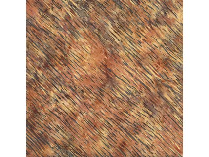Hoffman 3366-300 bali batika hnědá bavlněná látka patchwork