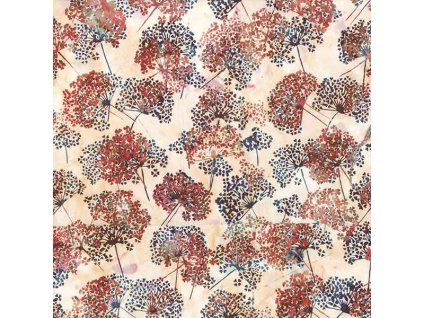 Hoffman 3367-300 bali batika hnědá bavlněná látka patchwork
