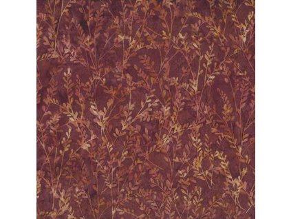 Hoffman 3367-307 bali batika hnědá bavlněná látka patchwork