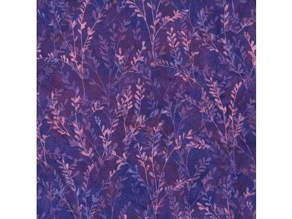 Hoffman 3367-502 bali batika fialová bavlněná látka patchwork