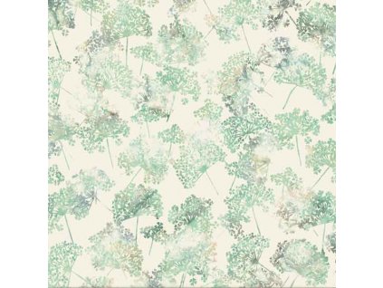 Hoffman 3367-801 bali batika zelená bavlněná látka patchwork