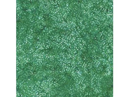 Hoffman 3367-809 bali batika zelená bavlněná látka patchwork
