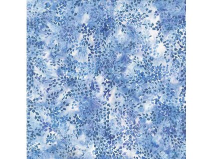 Hoffman 3367-603 bali batika modrá bavlněná látka patchwork