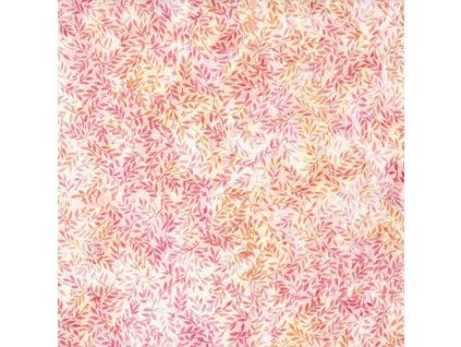 Hoffman 3367-401 bali batika růžová bavlněná látka patchwork