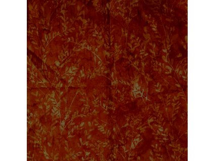 Hoffman 3367-208 bali batika hnědá bavlněná látka patchwork