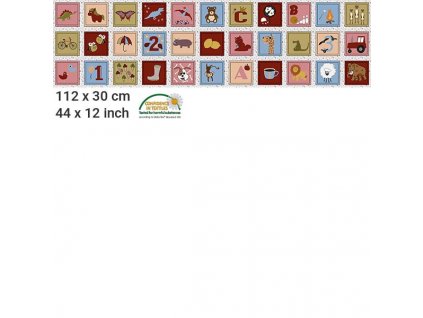 US 999-458 Stof panel pexeso jemné vícebarevná bavlněná látka patchwork