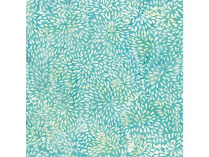 Hoffman 3368-706 bali batika zelená bavlněná látka patchwork