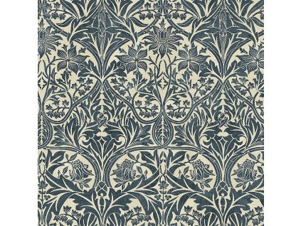 William Morris Granada Bluebell indigo vícebarevná bavlněná látka patchwork