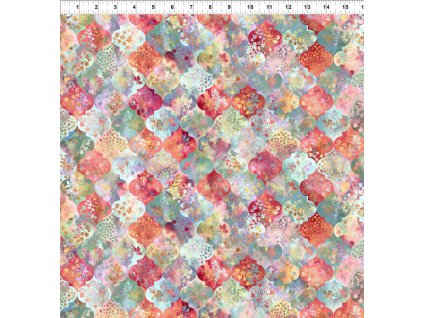 In The Beginning 999-566 Haven vícebarevná bavlněná látka patchwork