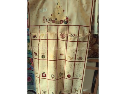 Stof 4595-288 Panel vánoční vícebarevná bavlněná látka patchwork