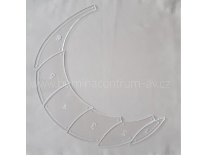 Pravítko patchwork Dhalia 50 cm