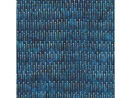 Hoffman 3369-611 bali batika modrá bavlněná látka patchwork