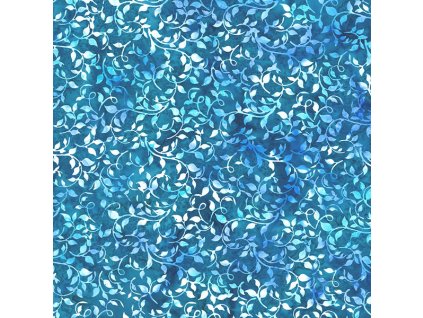 Hoffman 3369-711 bali batika tyrkysová bavlněná látka patchwork