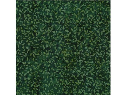 Hoffman 3369-804 bali batika zelená bavlněná látka patchwork