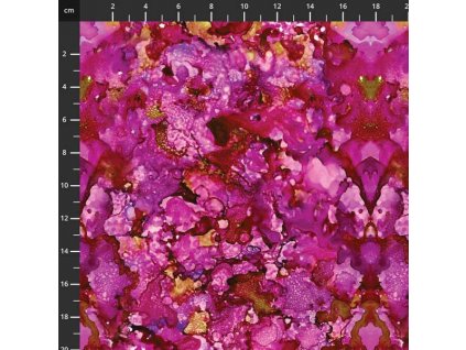 US 999-600 Tiffany Swan lake bavlněná látka patchwork