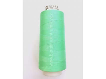Amann Trojalock 120 9199-70710 zelená mint jednobarevná overlocková nit polyester 2500m