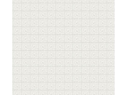 William Morris Hawkdale 071 SILVER vícebarevná bavlněná látka patchwork