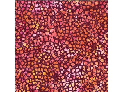 Hoffman 3370-706 bali batika vícebarevná bavlněná látka patchwork