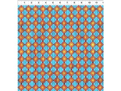 In The Beginning 999-643 Calypso vícebarevná bavlněná látka patchwork