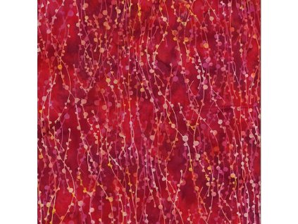 Hoffman 3371-406 bali batika vícebarevná bavlněná látka patchwork