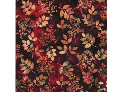 Hoffman 3371-724 bali batika vícebarevná bavlněná látka patchwork