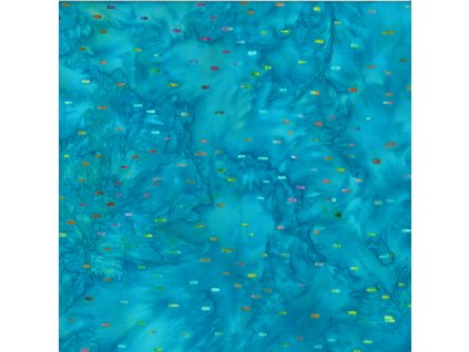 Hoffman 3371-742 bali batika vícebarevná bavlněná látka patchwork