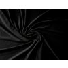 EU 100-007 Úplet Merino vlněný jednobarevný černý 220g, šíře 150cm