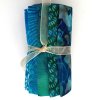 Hoffman balíček tyrkysová královská modrá bali batika bavlněná látka patchwork