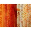 Hoffman balíček oranžová IV bali batika bavlněná látka patchwork