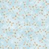 WILMINGTON PRINTS 999-90 Rainbow Seeds modrá bavlněná látka patchwork