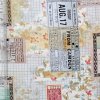 Tim Holtz Memoranda Tickets ostatní potisk vícebarevná bavlněná látka patchwork