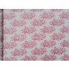 Tilda Old Rose 999-216 Mary Pink květovaná bavlněná látka patchwork