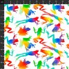 US 999-463 Studio e žabky duha vícebarevná bavlněná látka patchwork