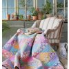 Tilda Garden Life 999-468 Bowl Peony Pink květovaná bavlněná látka patchwork