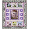 In The Beginning 999-504 Unicorn vícebarevná bavlněná látka patchwork