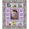 In The Beginning 999-511 Unicorn vícebarevná bavlněná látka patchwork