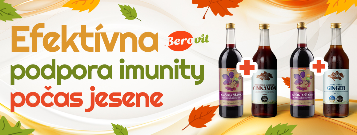 Zázvorový nápoj Dorset Ginger + Šťava z arónie na podporu imunity