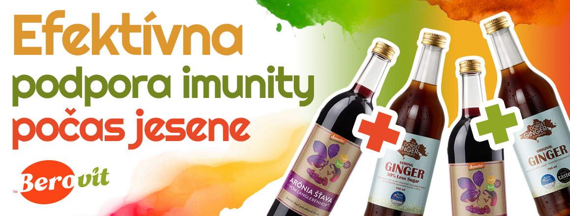 Dorset Ginger Drink + Arónia Juice pro posílení imunity