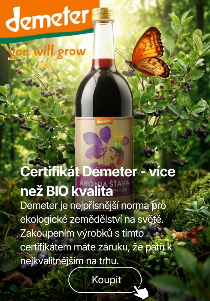 Certifikát Demeter - více než BIO kvalita