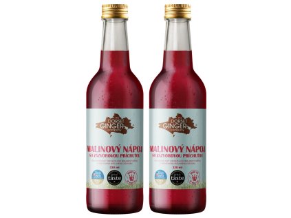 Dorset Ginger Malinový nápoj so zázvorovou príchuťou, 2x 330 ml