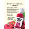 Zázvorový koncentrát Cranberry