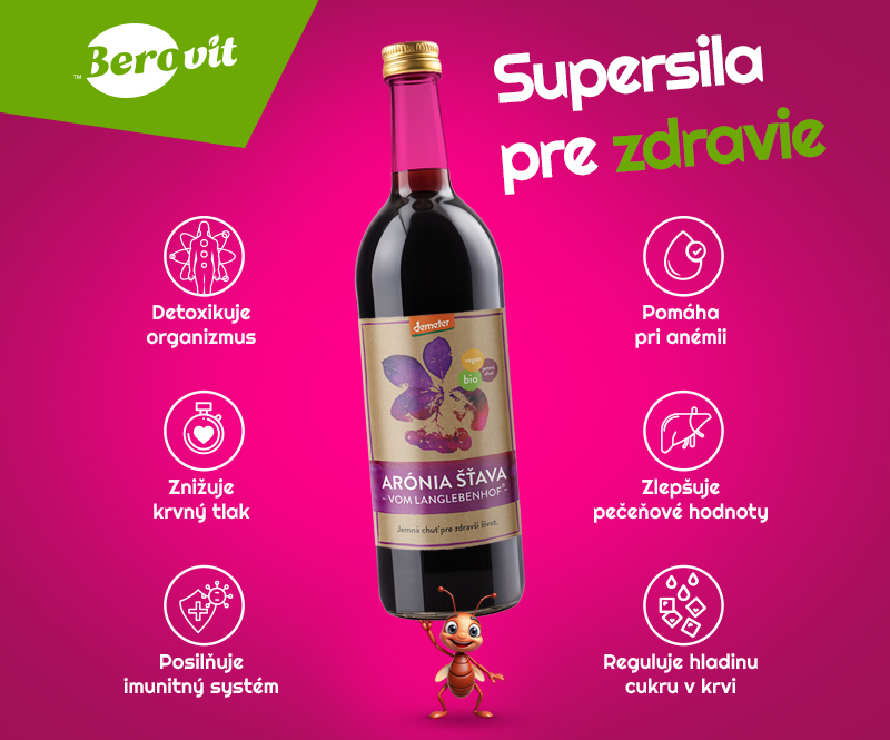 Prírodné posilnenie imunity aróniou - superpotravina arónia na prevenciu chorôb