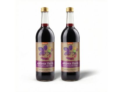 100 % BIO šťava z arónie vom Langlebenhof, Demeter, 2x 750 ml