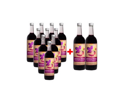 100 % BIO šťava z arónie vom Langlebenhof, Demeter, 2x 750 ml