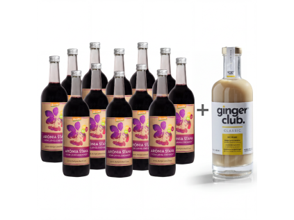 12x šťava + Ginger Club Classic 500 ml