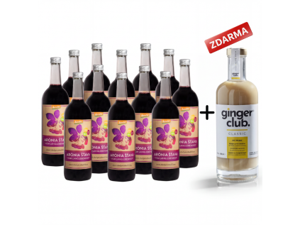 12x šťava + Ginger Club Classic 500 ml 1