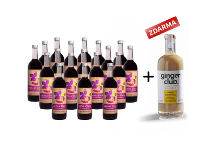 18x šťava + Ginger Club Classic 700 ml 1