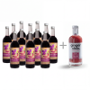 12x šťava + Ginger Club Cranberry 500 ml